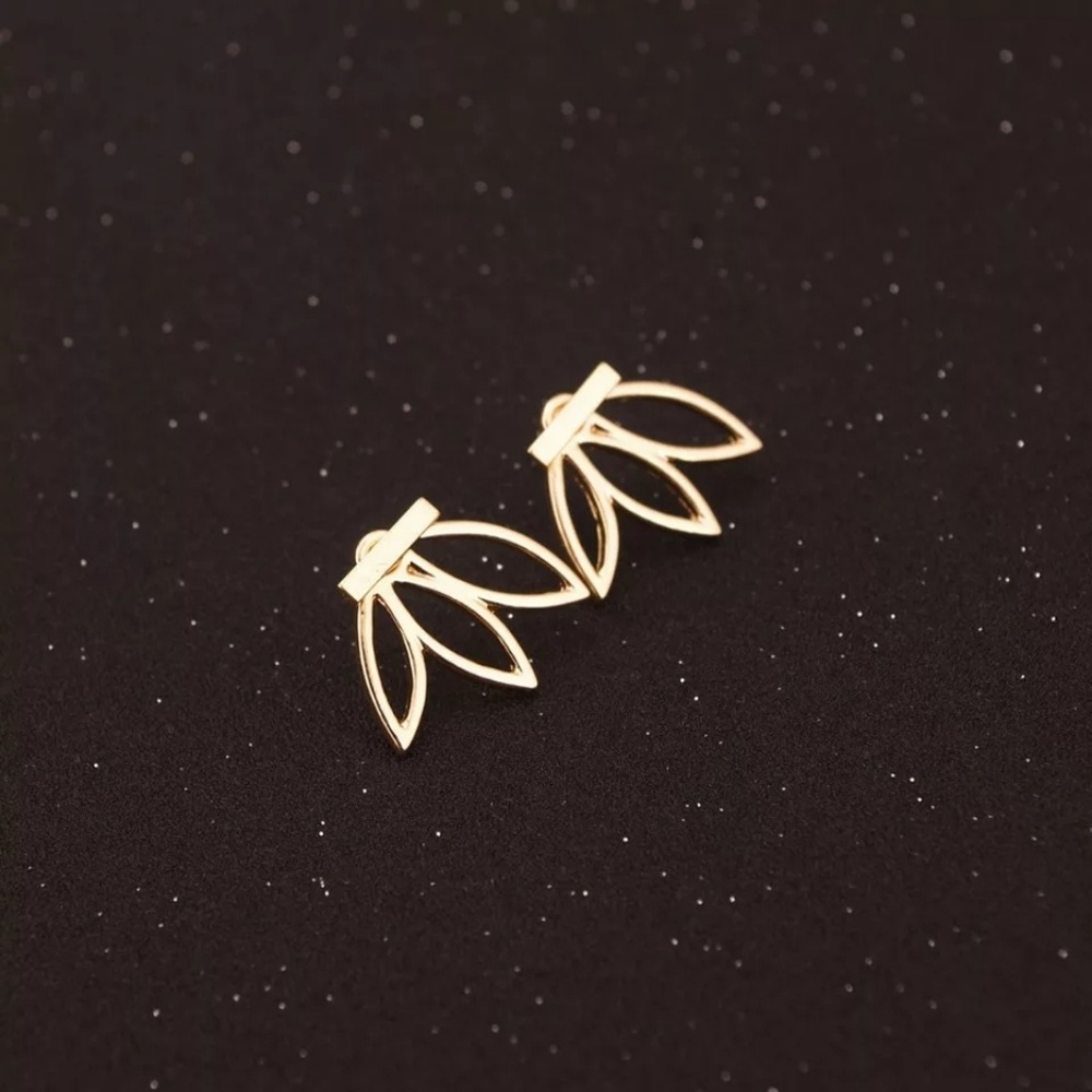 Lotus Ear Jackets - Picture 5 of 5